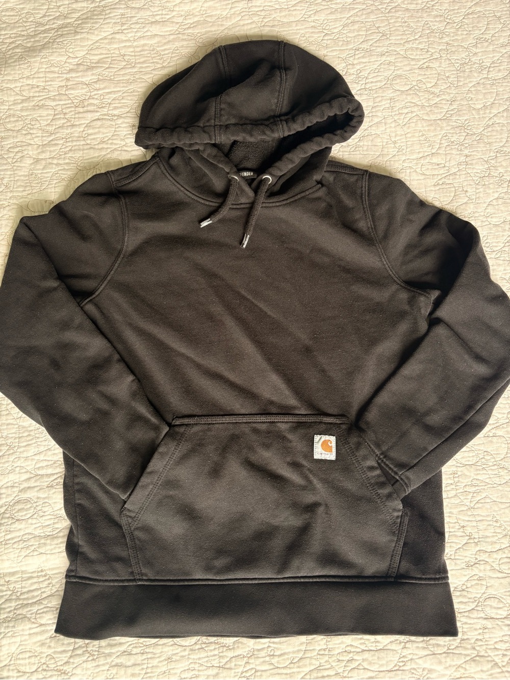 Carhartt Black Rain Defender Hoodie— Black